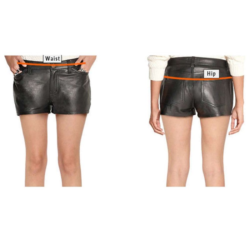 Women Gothic Short New fashion Ladies Hot Pants Skirt Leather